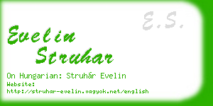 evelin struhar business card